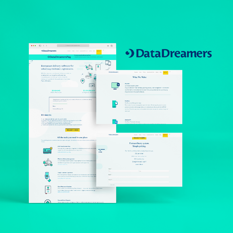 datadreamers web design